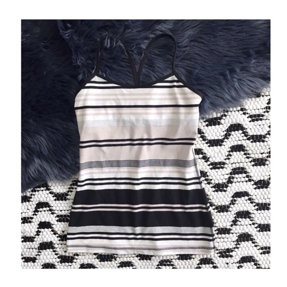 lululemon athletica Tops - lululemon • striped power y tank